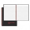 Black n' Red Twinwire Black Hardcover Notebook, Ruled, 8.25 x 11.75 Inches, 70  Sheets (B67004)