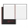 Black n' Red Twinwire Black Hardcover Notebook, Ruled, 8.25 x 11.75 Inches, 70  Sheets (B67004)