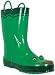 Child's Green Frog Waterproof Rubber Rain and Garden Boots