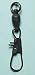 Sampo split-ring lock snap swivel (12 Pack) Test: 12 lb. (B2LZ)