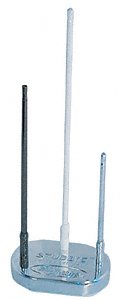 All Sales 6212K Stubbie Black Powder Coated 12 Antenna