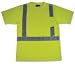 Hi-Viz T-Shirt (Reflective) - Hi-Viz Lime - 9601S - 2X-Large (Lot of 3)