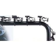 Valley 90910 DLX 5-BIKE RACK, 2 SHANK by Valley