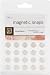 Basic Grey Magnetic Snaps 10/Pkg Small 3.8" MET359; 2 Items/Order