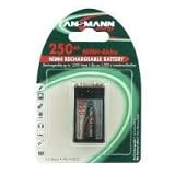 Ansmann 5030332 9V E-Block 250mAh NiMH Akku 1er Packvon "Ansmann"