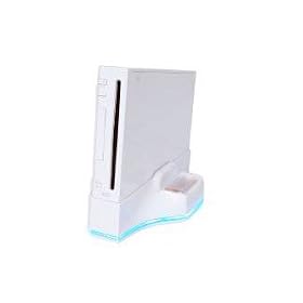 EFORCITY Sup�rieur 4-en-1 Bleu LED base trim Vertical Docking Station/ Station d'accueil / Chargeur de batterie Pour Nintendo Wii