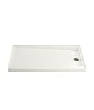KOHLER K-9948-0 Groove Acrylic Receptor 60-Inch by 32-Inch Right-Hand Drain, White