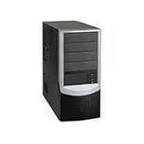 OEM - Foxconn S-809 Micro ATX Midi Tower PC Case (Black/Silver) with 350W Power Supply (S-809)