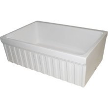 Whitehaus WHQ330 Farmhaus Fireclay Reversible Sinks