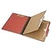 AbilityOne - Pocket Folder, Classification, Letter Size (6-part) - Earth Red 7530-01-600-6979
