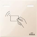 Merten MEG4449-0344 Zentralplatte f&uuml;r H&auml;fele Dialock Merten WT, wei&szlig; gl&auml;nzend, System M
