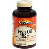 Fish Oil 1000 mg Softgels, by Sundown - 120 Softgels