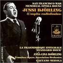 Jussi Bjoerling: L'ospite readiofonico