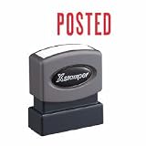 SHACHIHATA INC / Posted Ink Stamp, 1/2x1-5/8, Red Ink / SHA1047 / Sold as 1 Each / Mfr Part # 1047
