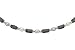 32 Inch Cultured Freshwater Pearl and Magnetic Hematite Necklace