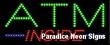 ATM Inside LED Sign 11 x 27