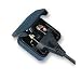 Euro 2 Pin to 3 Pin Converter Plug / Adapter - Black CP1*