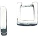 Sterling Silver Huggie Square Hoop Earrings Jewelry
