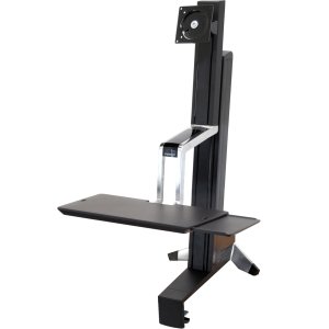 Ergotron WorkFit-S Single HD Sit-Stand Workstation - stand (33-344-200) -