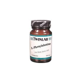 L-Phenylalanine 60 Caps 500mg -Twin Lab