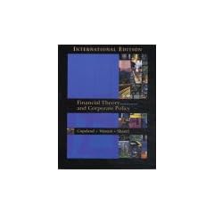 Financial Theory and Corporate Policy