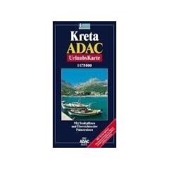 ADAC Karte, Kreta: Mit Stadtpl�nen und �bersichten der Palastruinen. Mit Ortsregister und Kennzeichnung von Sehensw�rdigkeiten und landschaftlich sch�nen Strecken