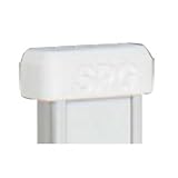 SPG(サヌキ) フラッシュ棚柱用MWエンドキャップ ホワイト 1箱1000個価格 LA-422