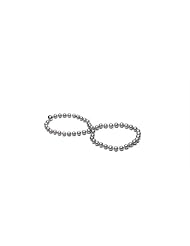 Audrey Pearl Grey Round Freshwater Cultured 8 - 9 mm 18 inches Pearl Strand Necklace & matching stud Earring set as a FREE Gift