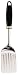 Pedrini Black & Satin Stainless Steel Slotted Turner