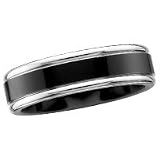 Men's Black Titanium Wedding Band