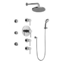 Graff GB1.232A-LM37S-SN Contemporary Round Lever Handle
