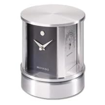 Movado Rotating Aluminum Desk Clock by Movado
