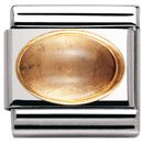 Nomination Composable Classic HALBEDELST. OVAL aus Edelstahl und 18K-Gold (CITRIN) 030504 Preisvergleich