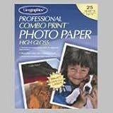 Photo Paper,Inkjet/Color,9 ml.,8-1/2x11,25/PK,Bright White