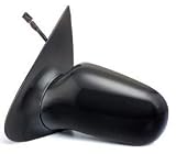KAP-GM1321148 New Chevrolet Cavalier & Pontiac Sunfire Passenger Side Mirror Manual Gloss Black Right Door Replacement