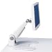 Compucessory Flat Screen Monitor Stands, Articulating, Putty / CCS25002 / CCS25002
