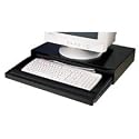 Compucessory 25006 Desktop Keyboard Drawer w/Gel Wrist Rest, Black (CCS25006) Category: Desktop Keyboard Managers