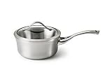 Calphalon Contemporary Stainless 3-1 2-Quart Saucepan with Glass Lid