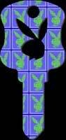 Playboy Groovy Green Schlage SC1 House Key