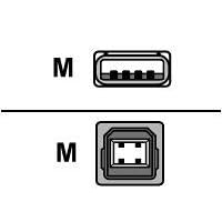 HP C6520A 3-Meter USB 2.0 (a-b) Printer Cable by Hewlett-Packard