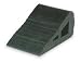 Industrial Grade 1GUK4 Wheel Chock, 3 In W x 3 1/4 In H, Black