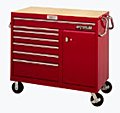 Waterloo Magnum 7-Drawer Tool Cart-Red