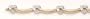 10kt Yellow Gold Diamond Heart Bracelet- DS1202