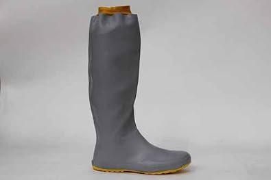 Buy Amaort Designer Roll Up Grey Rain Boots Rubber Boots by Amaort