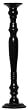Wood Hand Carved Pillar Candleholder Extra Large 29"H