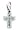 Cross, 14K White Gold Diamond Charm