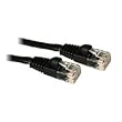 50FT CAT5E Black Molded Snagless Patch Cable