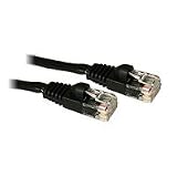 50FT CAT5E Black Molded Snagless Patch Cable