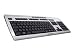 Cherry Stream silver corded keyboard Tastatur USB 105 Tasten MS W98 DE Silber