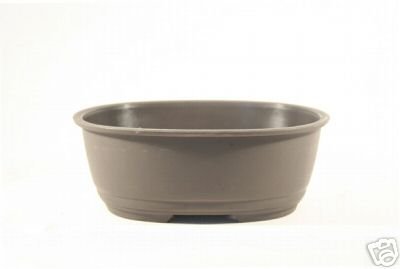 Bonsai Oval Plastic Training Pot - 16cm x 12.5xm 